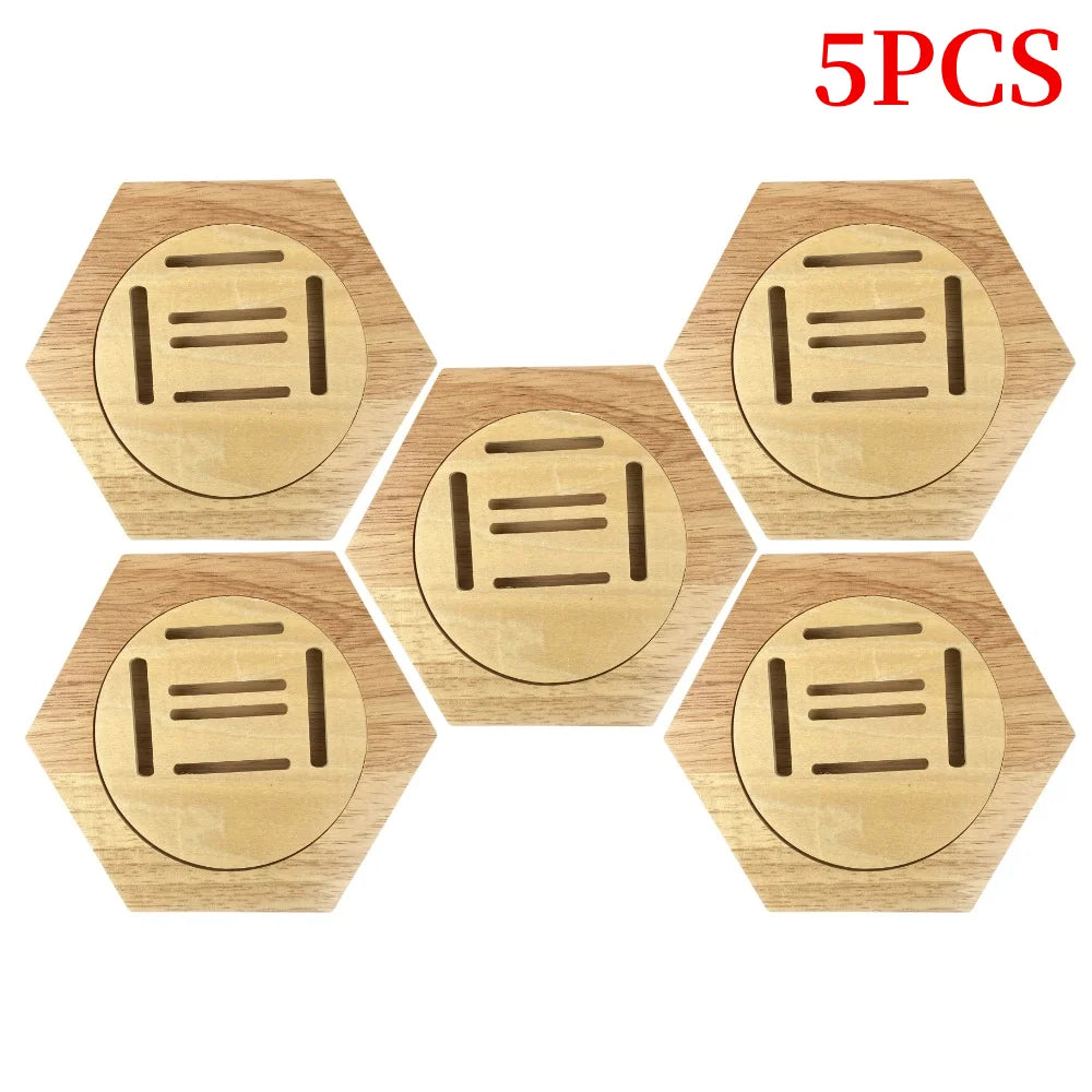 1-10Pcs Medal Display Stand Wooden Medal Hanger