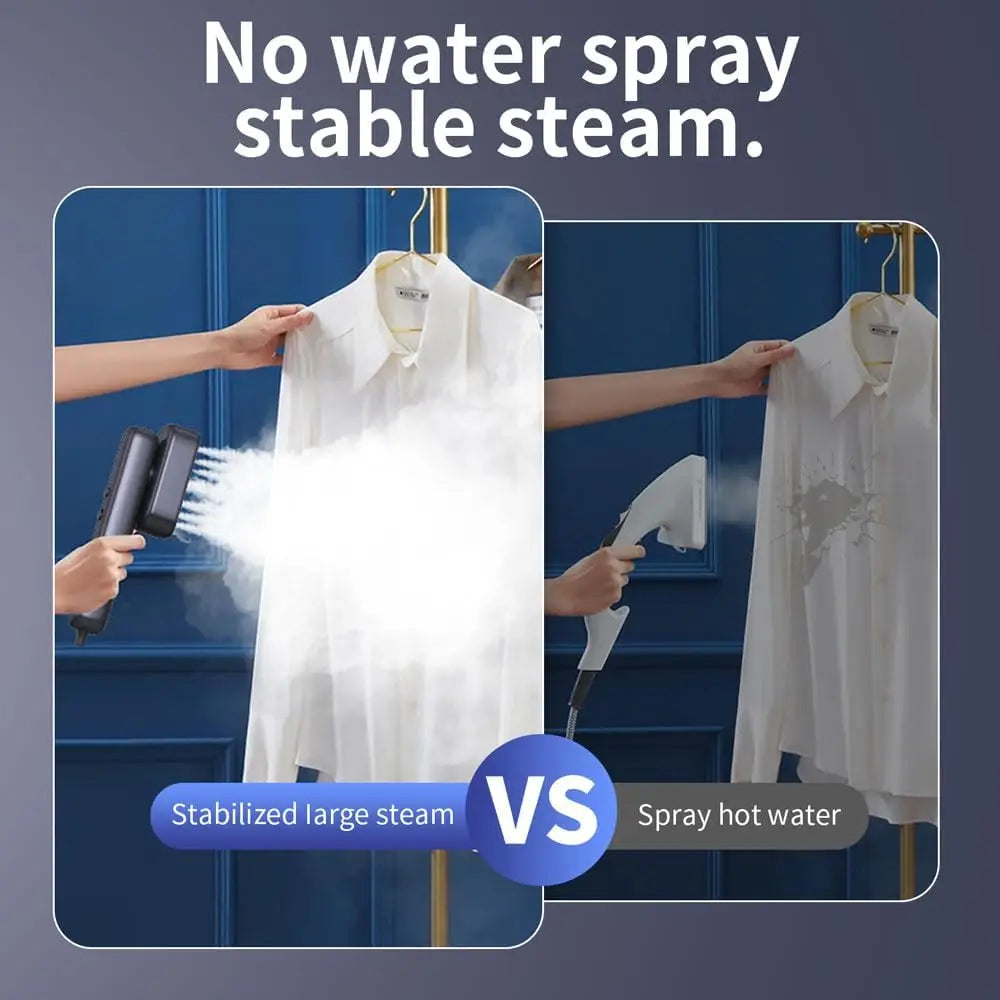 Portable Clothes Steamer Ceramic for Travel & Home