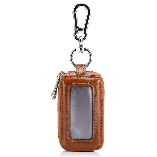 Leather Double Layers Organizer Wallet For Keys
