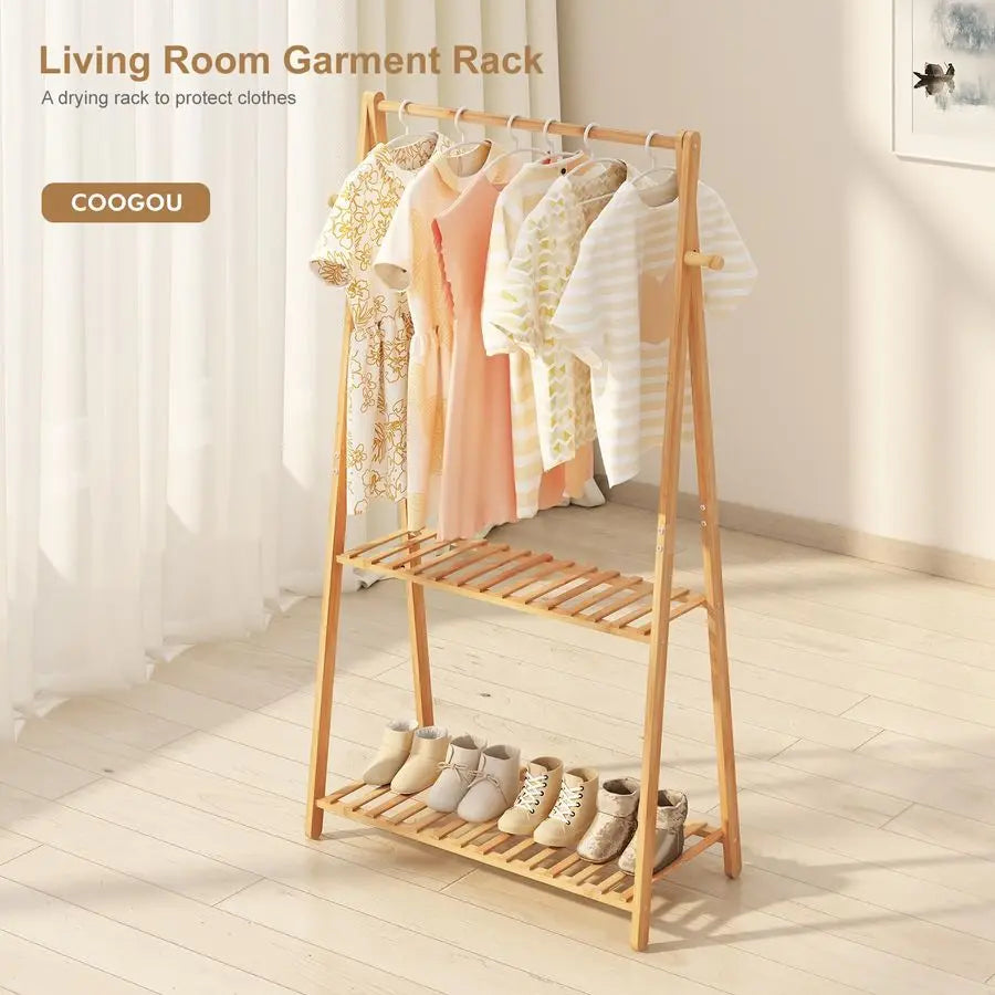 Clothing Rack for Hanging Clothes Storage Shelves