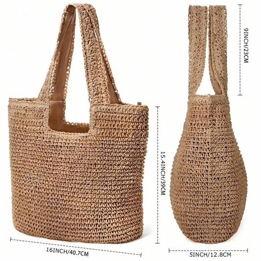 Woven Bag for Women Summer Beach Handbag