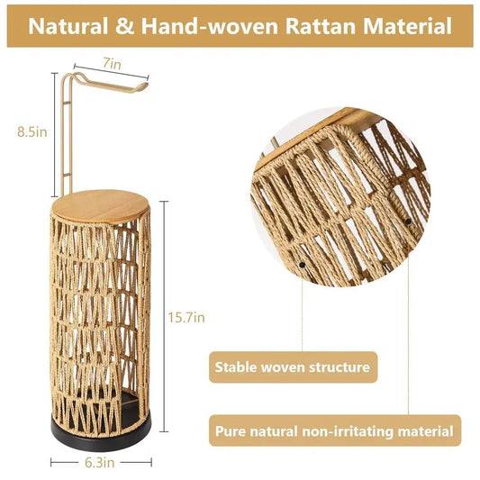 Toilet Paper Holder with Storage