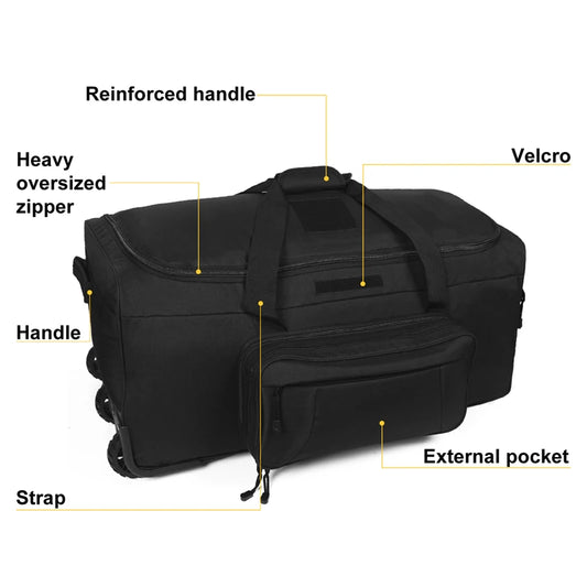 Large Capacity Duffel Bag for Camping Travel Suitcase