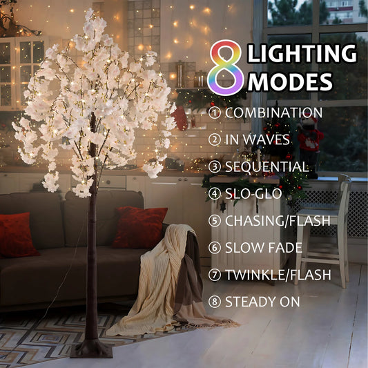 6ft Cherry Blossom Tree Light