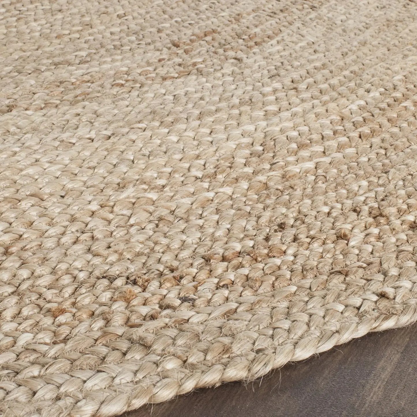 Handmade Rug 4x6 Oval Flat Braided Weave