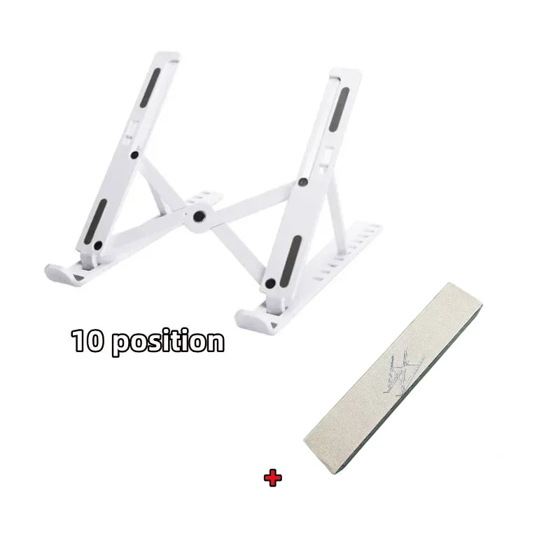 Ten-level Adjustment Foldable Laptop Holder
