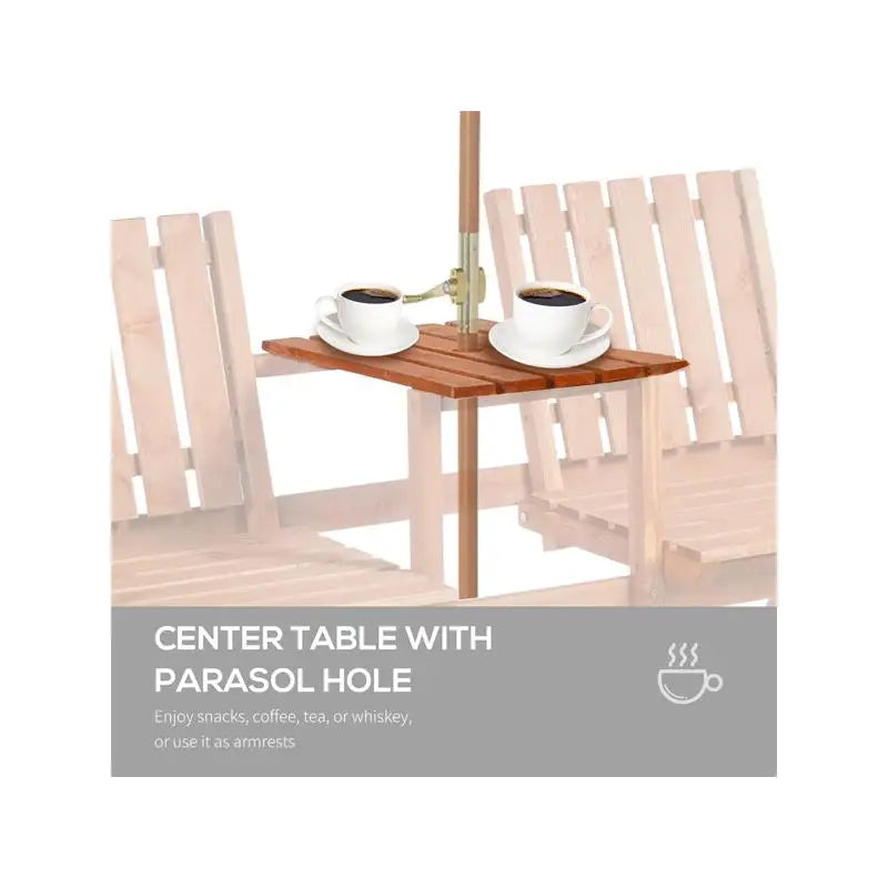 Garden Bench and Chair Set for Outdoor Spaces