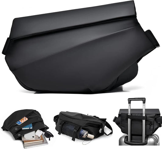 Large Anti-Theft Crossbody Bag for Men
