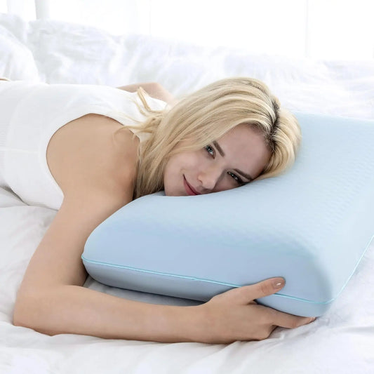 Cooling Gel Memory Foam Pillow Neck Support