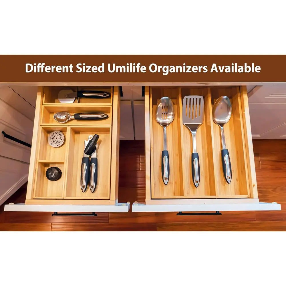 Organizer Storage Boxes Bamboo Dividers