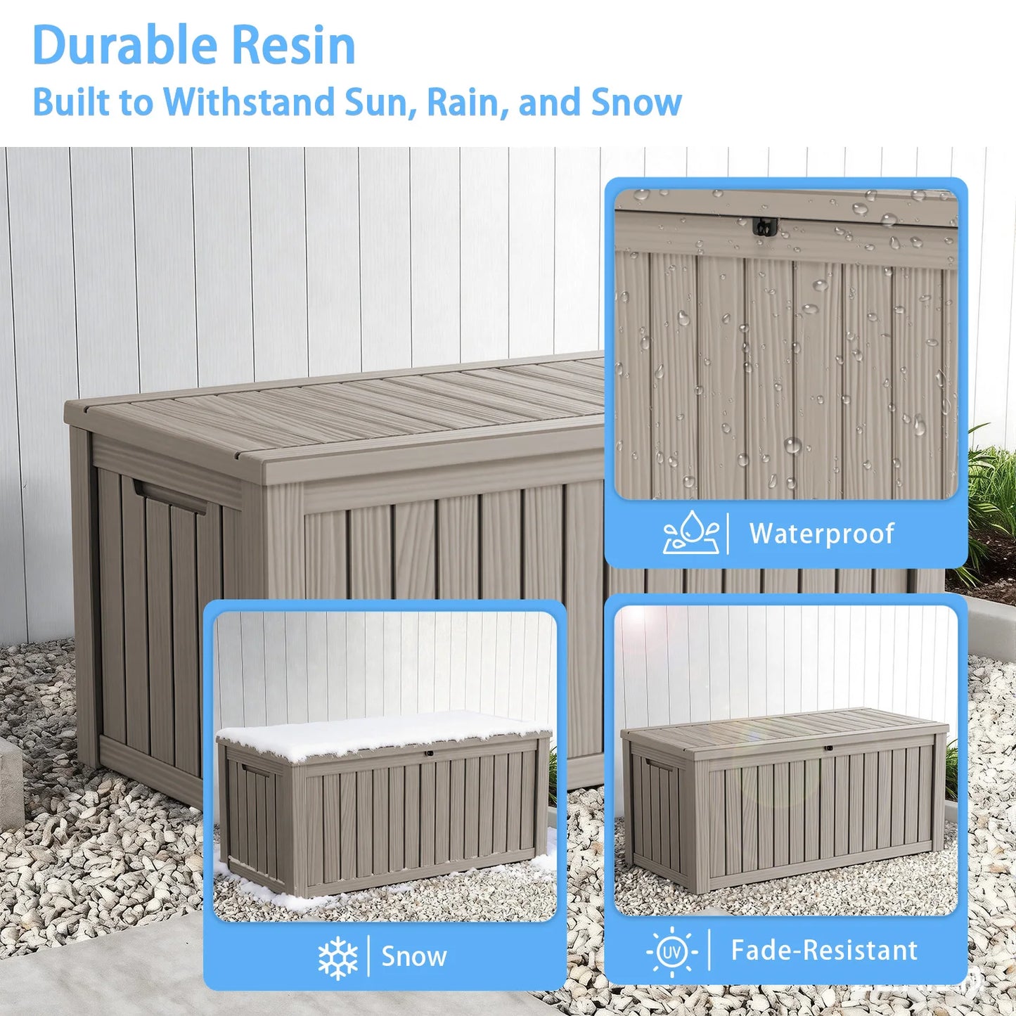 Lockable Waterproof Outdoor Storage Boxes