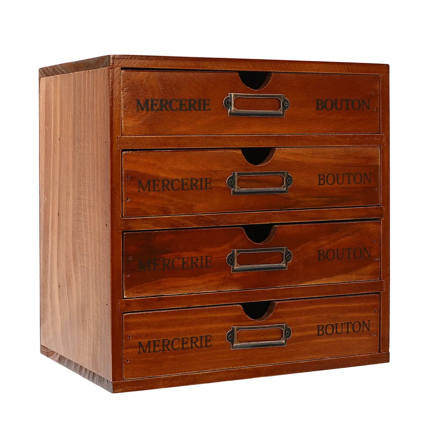 Wooden Desktop Organizer with 16 Drawers