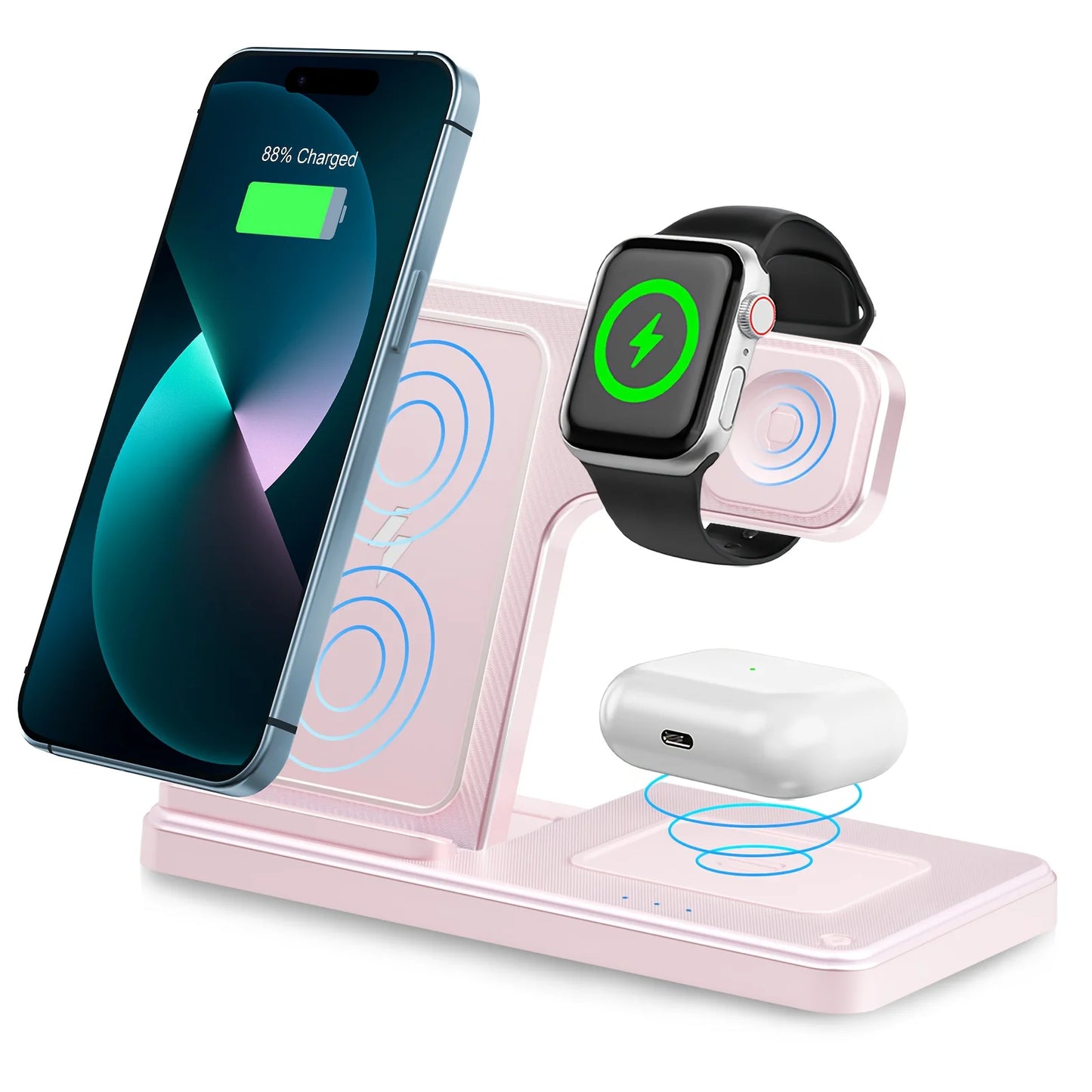 3 In 1 Magnetic Wireless Charger Stand