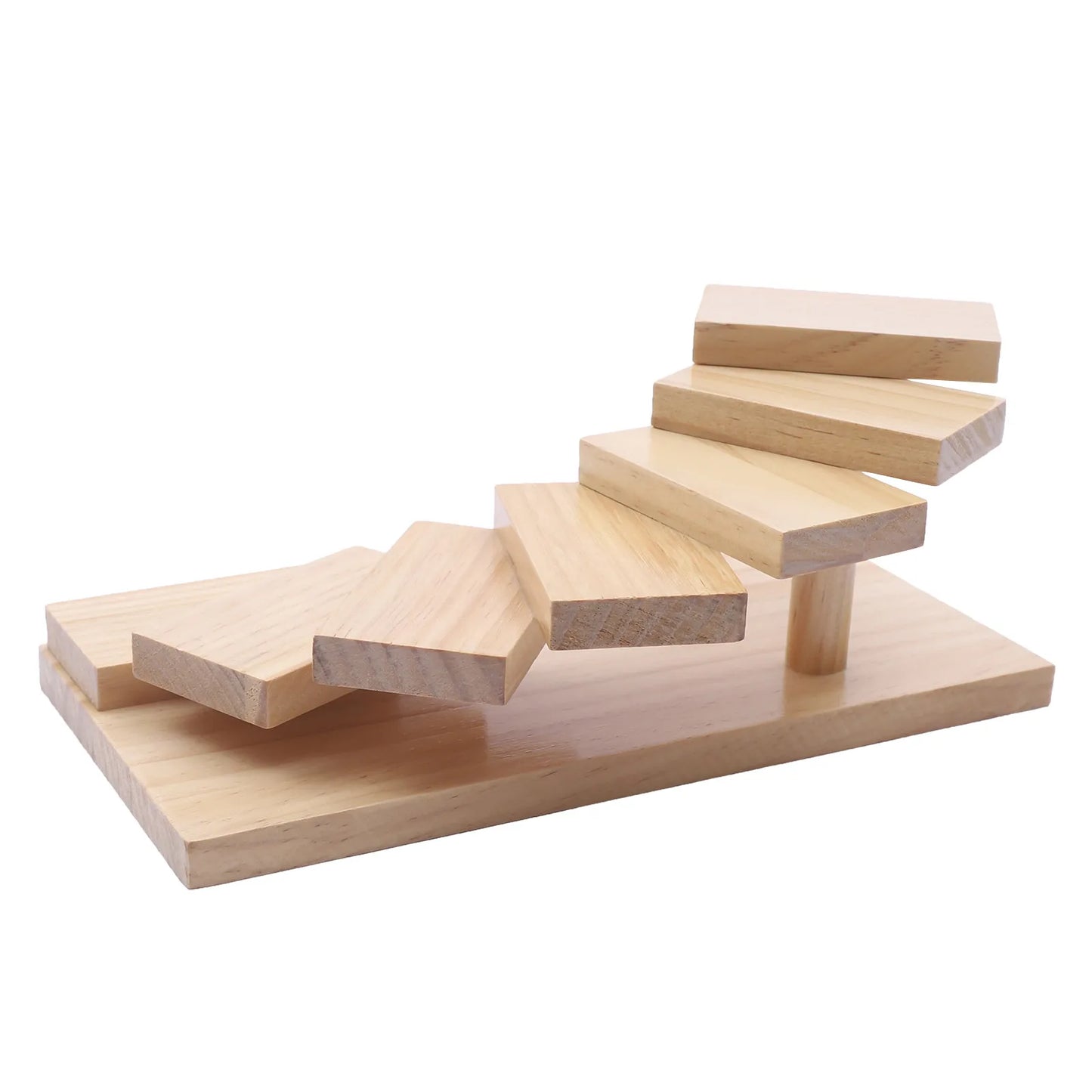Wooden 7-Step Staircase Sushi Rack Tabletop