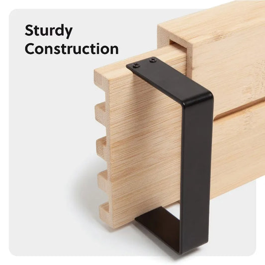 Expandable Over-the-Keyboard Storage Organizer