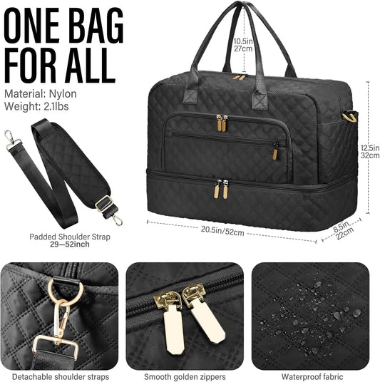 Travel Duffle Bag for Women Weekender Bag