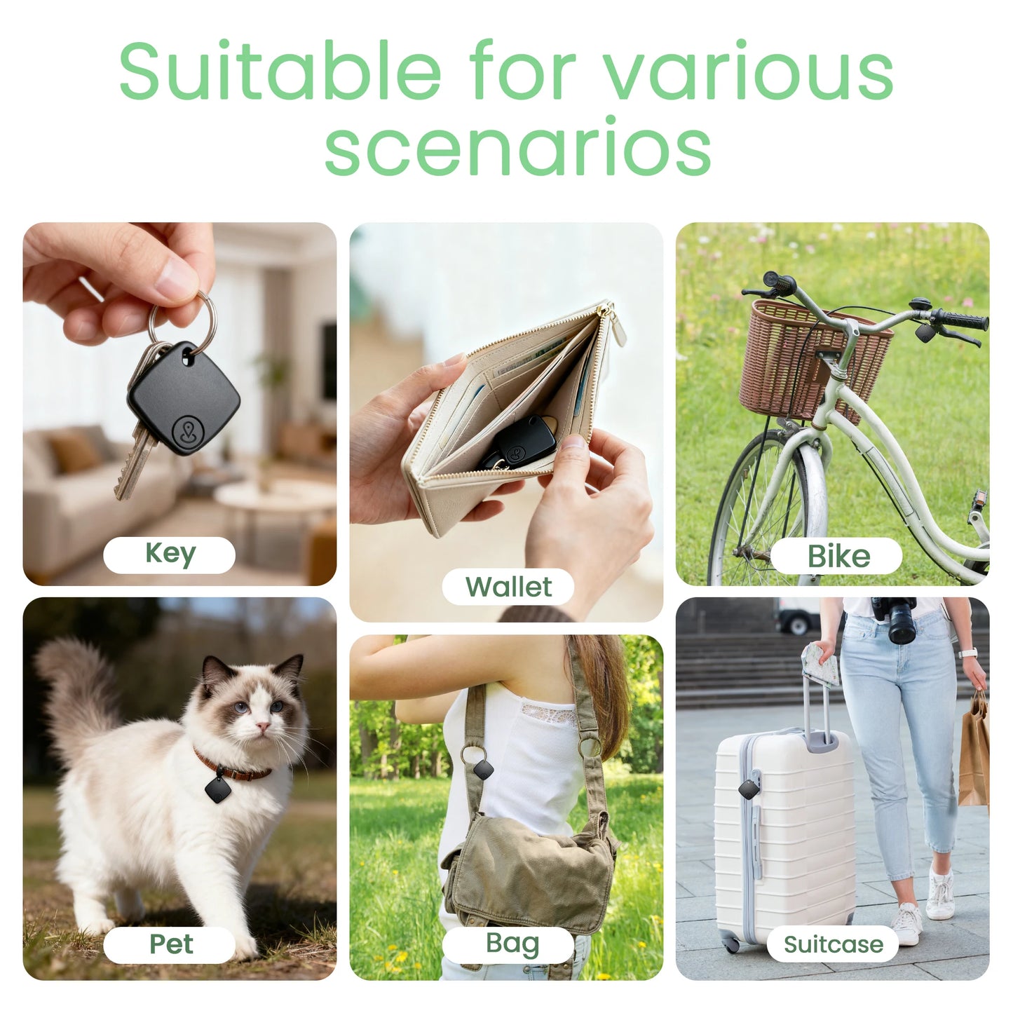 Smart Air Tracker Tags Luggage Mini GPS