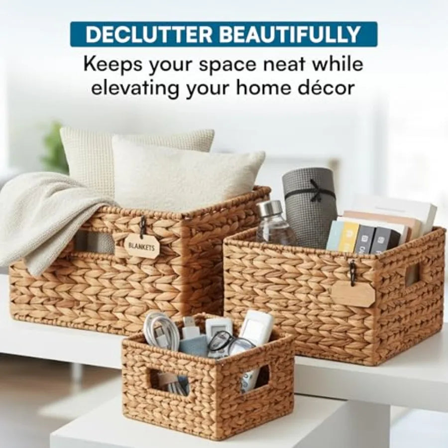 Banana Leaf Storage Woven Basket