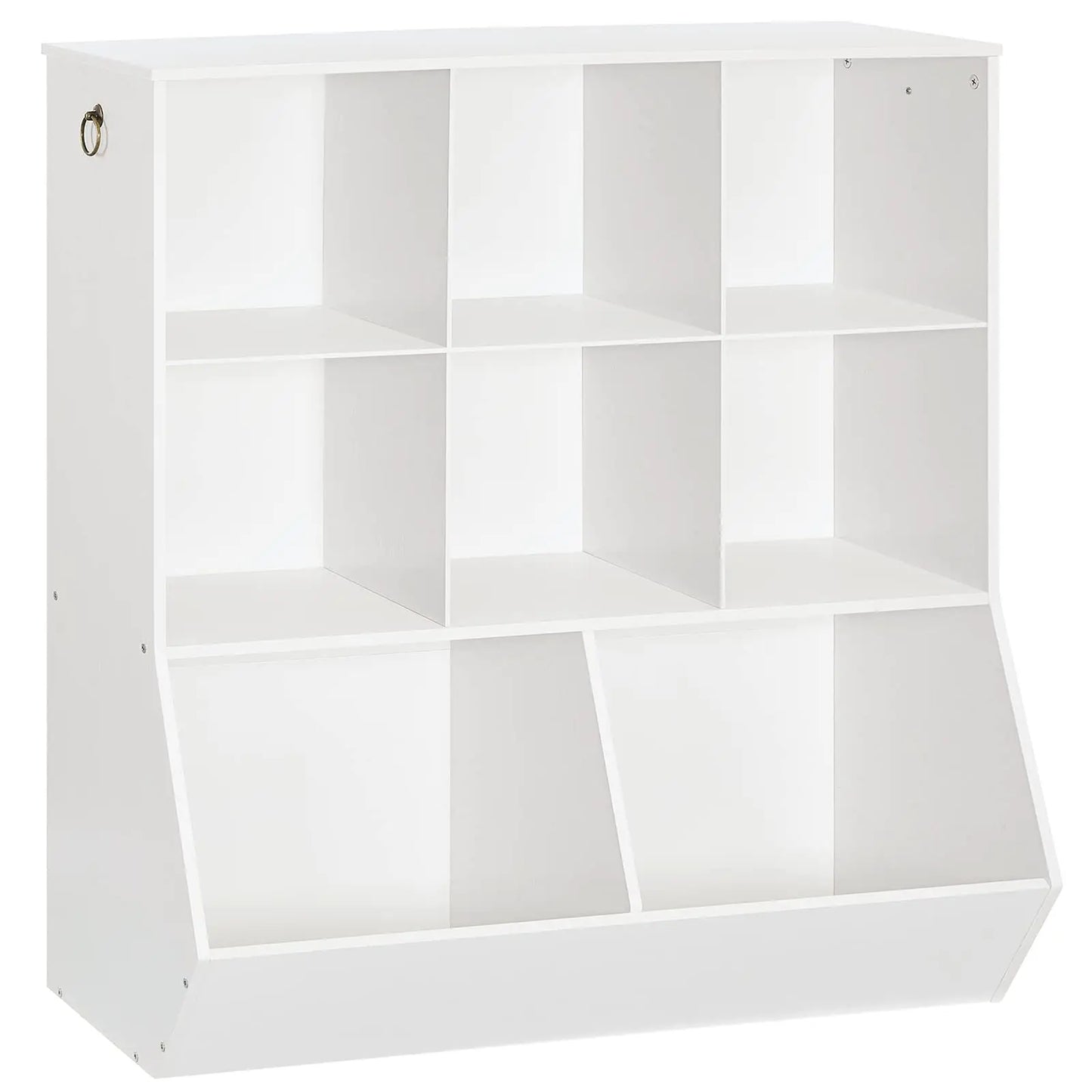 8 Compartment Open Shelf Storage Cabinet