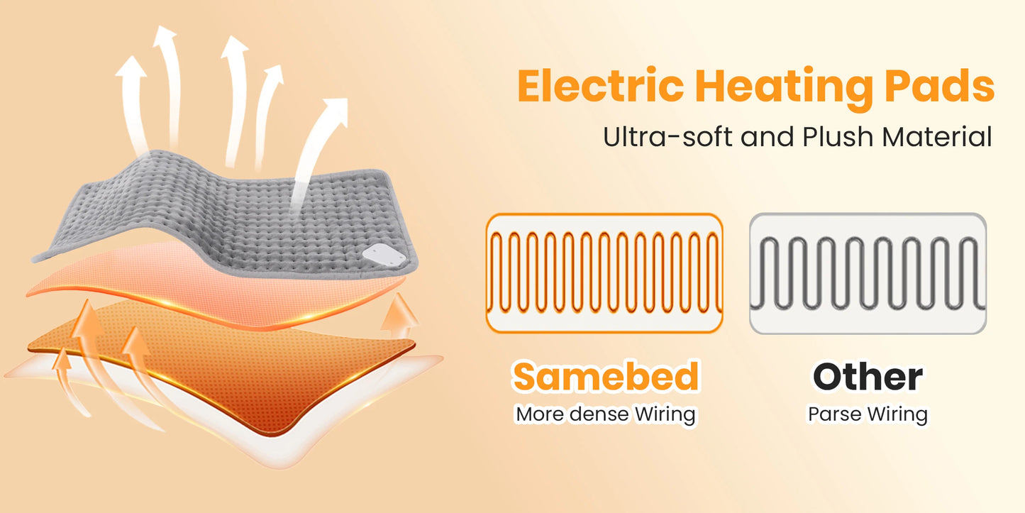 Electric Portable Waist Temperature Control Heating Pad
