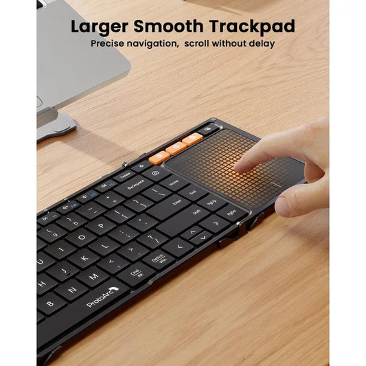 Foldable Keyboard with Touchpad Travel Keyboards