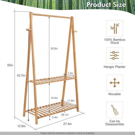 Clothing Rack for Hanging Clothes Storage Shelves