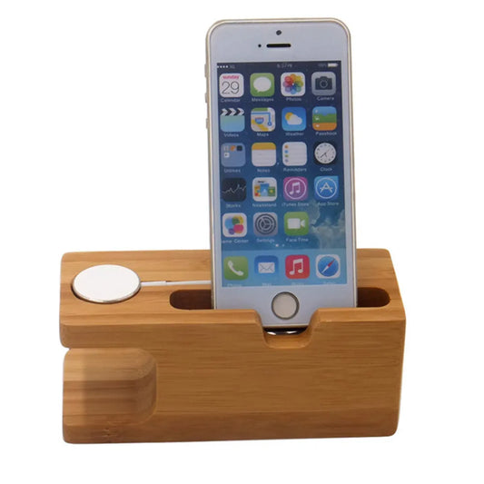Bamboo Wooden Charging Station for Mobile Phone