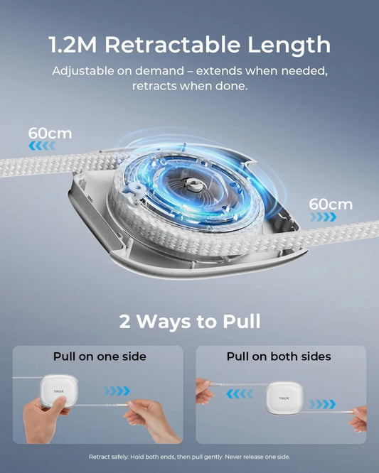 Retractable USB C Charging Cable Charger Cord