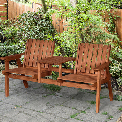 Garden Bench and Chair Set for Outdoor Spaces