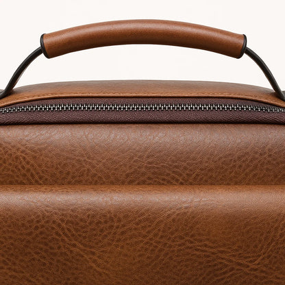 Men's Vintage PU Leather Crossbody Messenger Bag