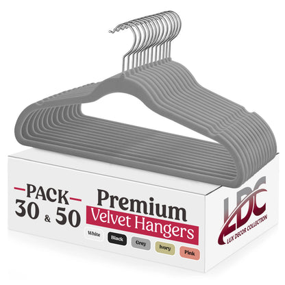 Velvet Premium Non-Slip Heavy Duty Hangers