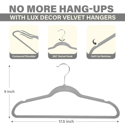 Velvet Premium Non-Slip Heavy Duty Hangers