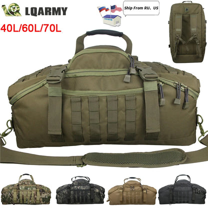 Waterproof Large  Men' s Travel Duffel Bags Luggage