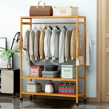 Hanging Heavy Duty Rolling Clothes Racks