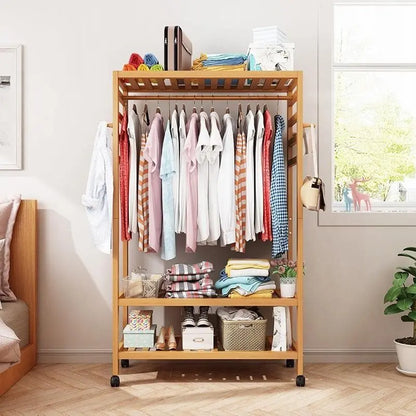 Hanging Heavy Duty Rolling Clothes Racks