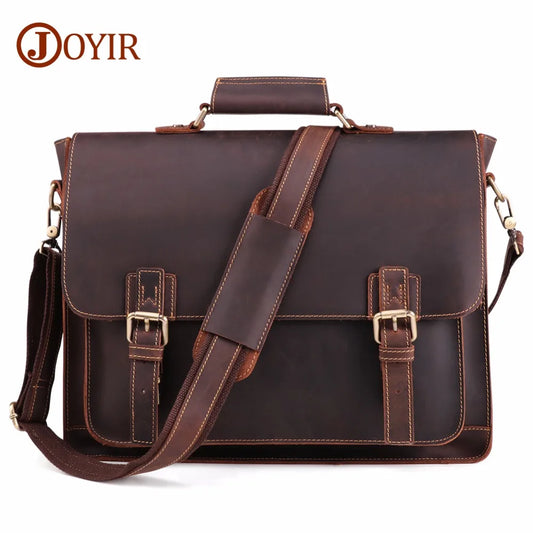 Vintage  Leather Messenger Bag  Laptop Shoulder Bag