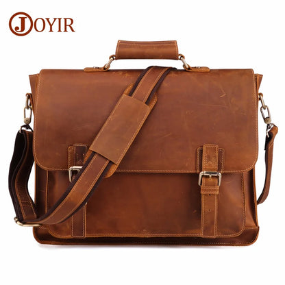 Vintage  Leather Messenger Bag  Laptop Shoulder Bag