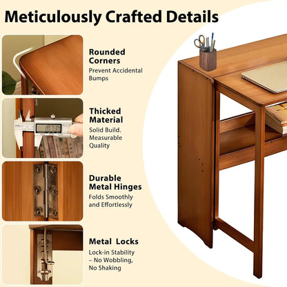 40" Folding Laptop Computer Desk