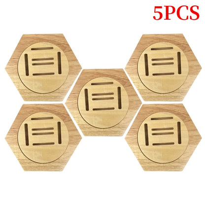 1-10Pcs Medal Display Stand Wooden Medal Hanger