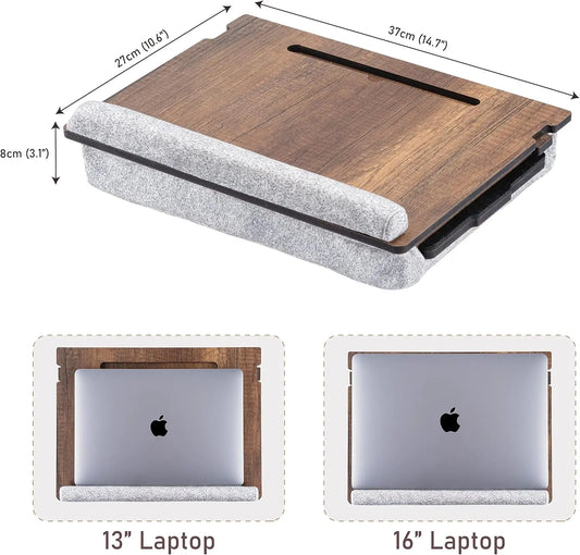 Portable Lap Desk with Cushion for Laptop
