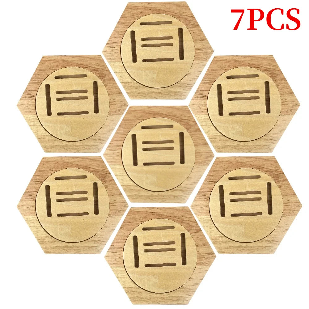 1-10Pcs Medal Display Stand Wooden Medal Hanger