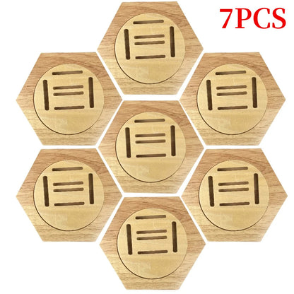 1-10Pcs Medal Display Stand Wooden Medal Hanger