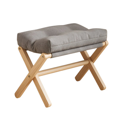 Solid Wood Shoe Changing Stool