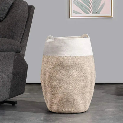 Rope Laundry Hamper Collapsible Basket