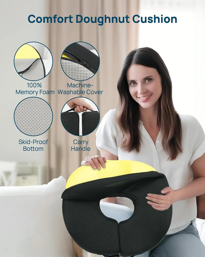Memory Foam Pillow for Tailbone Pain Relief