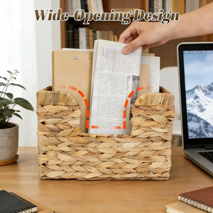 Hanging Woven Wall Magazine Holder Storage