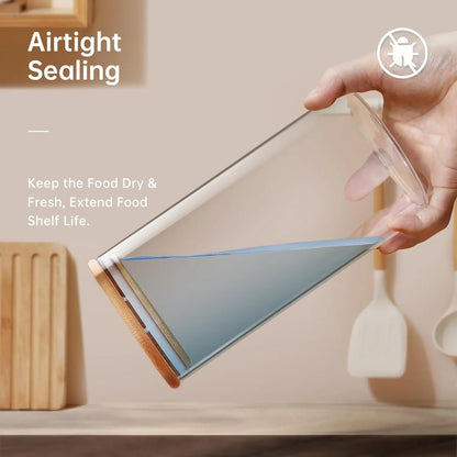 12-Pack Square Glass Jars Storage Container