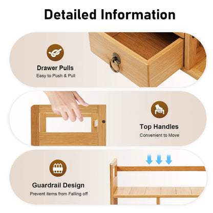 Desktop Organizer Book Shelf Office Storage Rack