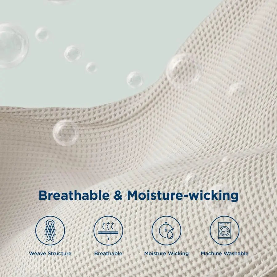 100 Cotton Waffle Weave Breathable Blanket