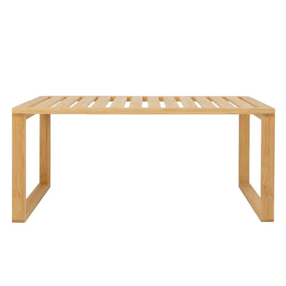 Stackable Bamboo Shelf  Storage Organizer